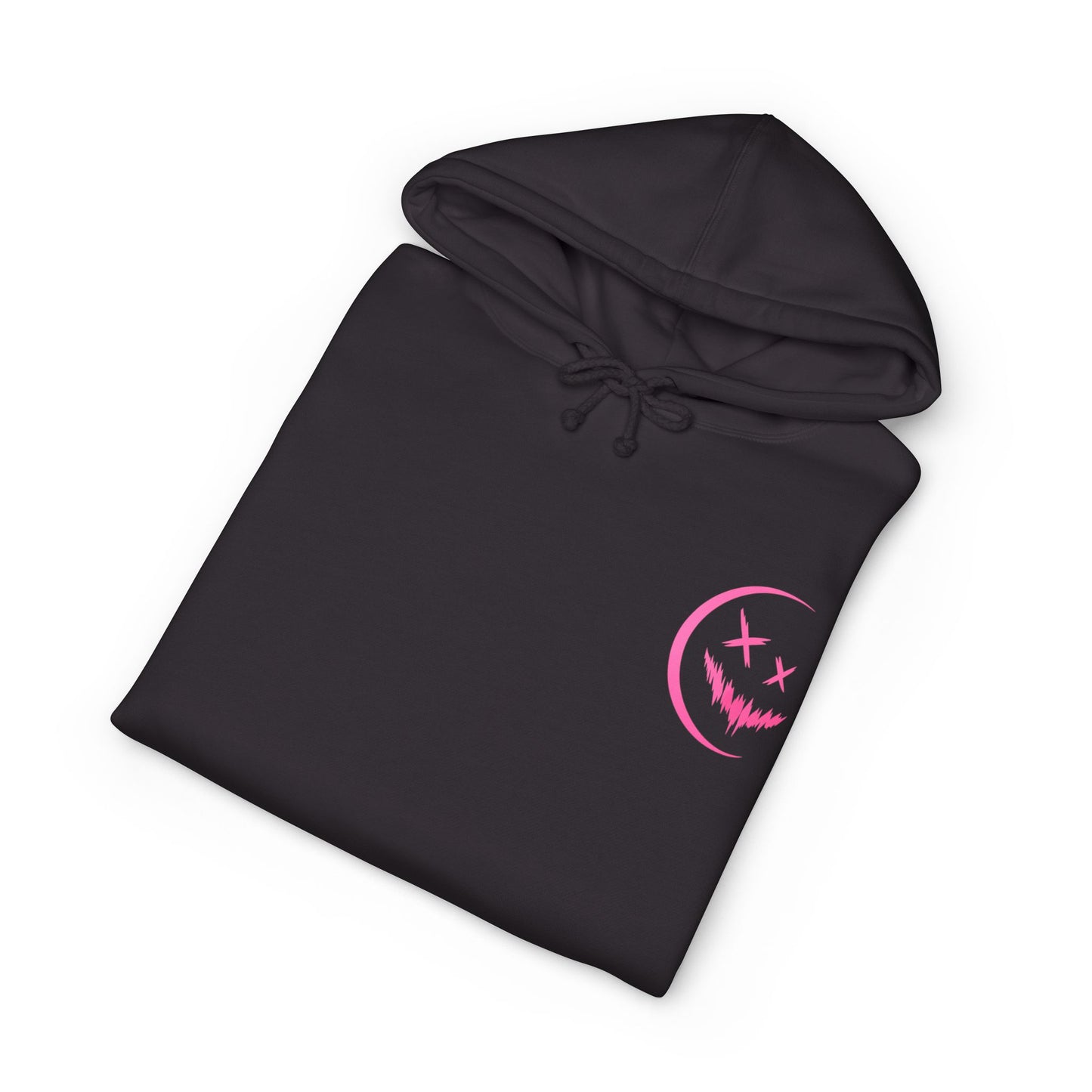 Hoodie - Swagalicious Pink Heart Graphic Hooded Sweatshirt