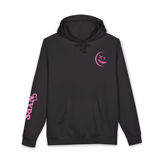 Hoodie - Swagalicious Pink Heart Graphic Hooded Sweatshirt