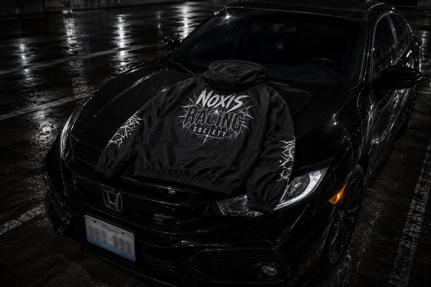 webbed Edition Noxis Racing Windbreaker 🕸️🤍