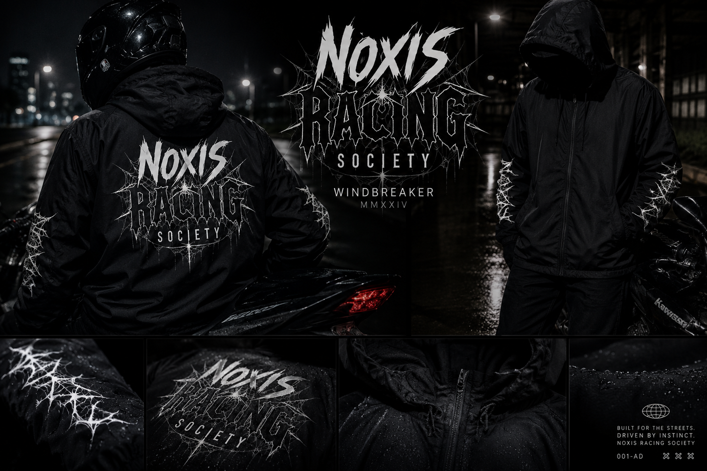 webbed Edition Noxis Racing Windbreaker 🕸️🤍
