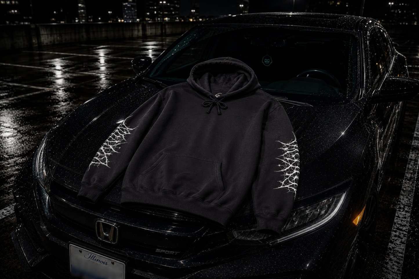 webbed Edition Noxis Racing Hoodie 🕸️🤍
